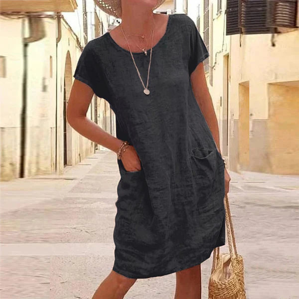 Sara® | Comfortable summer dress with pockets