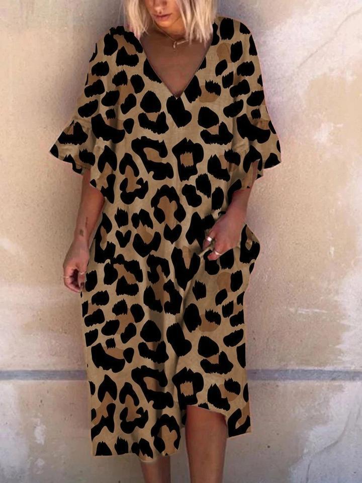 Liana® | Leopard Print Dress