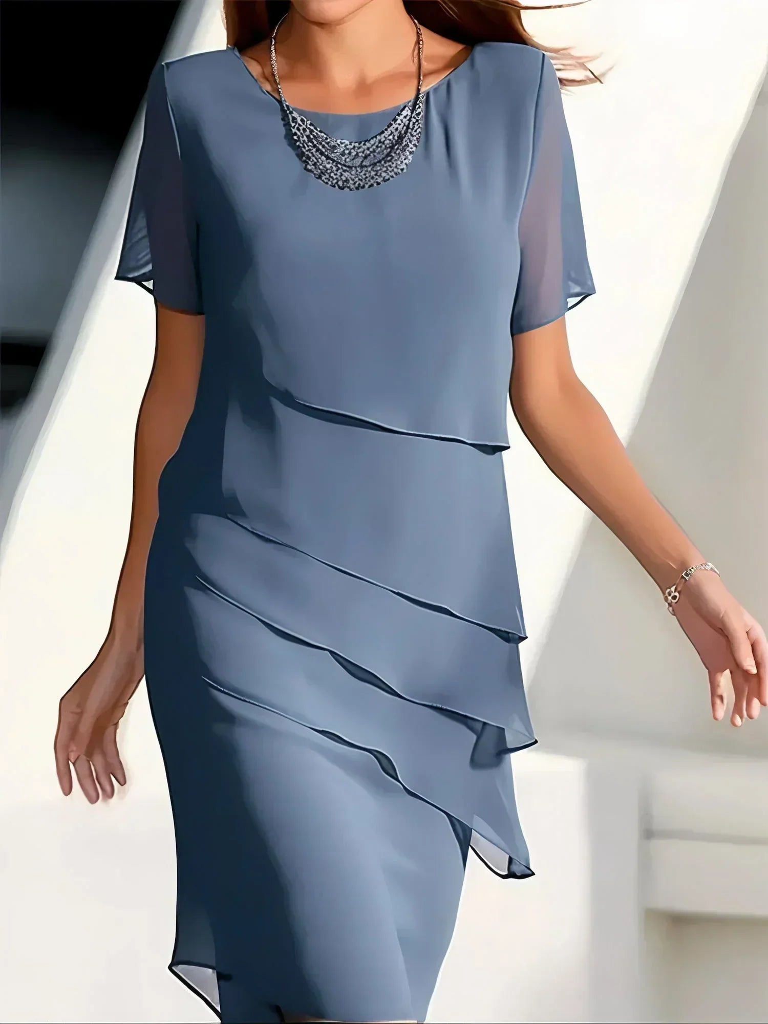 Cira® | Elegant Layered Dress