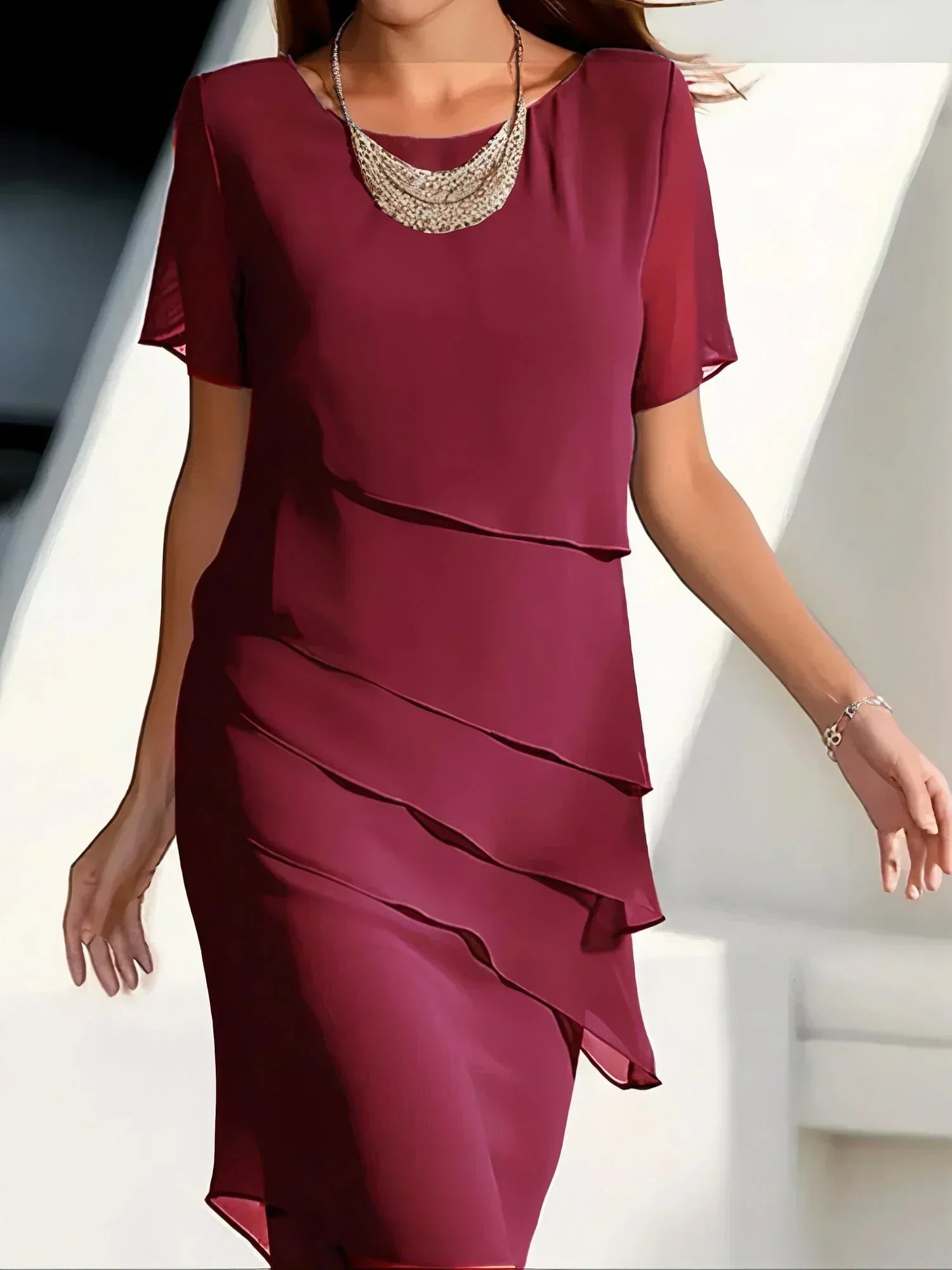 Cira® | Elegant Layered Dress