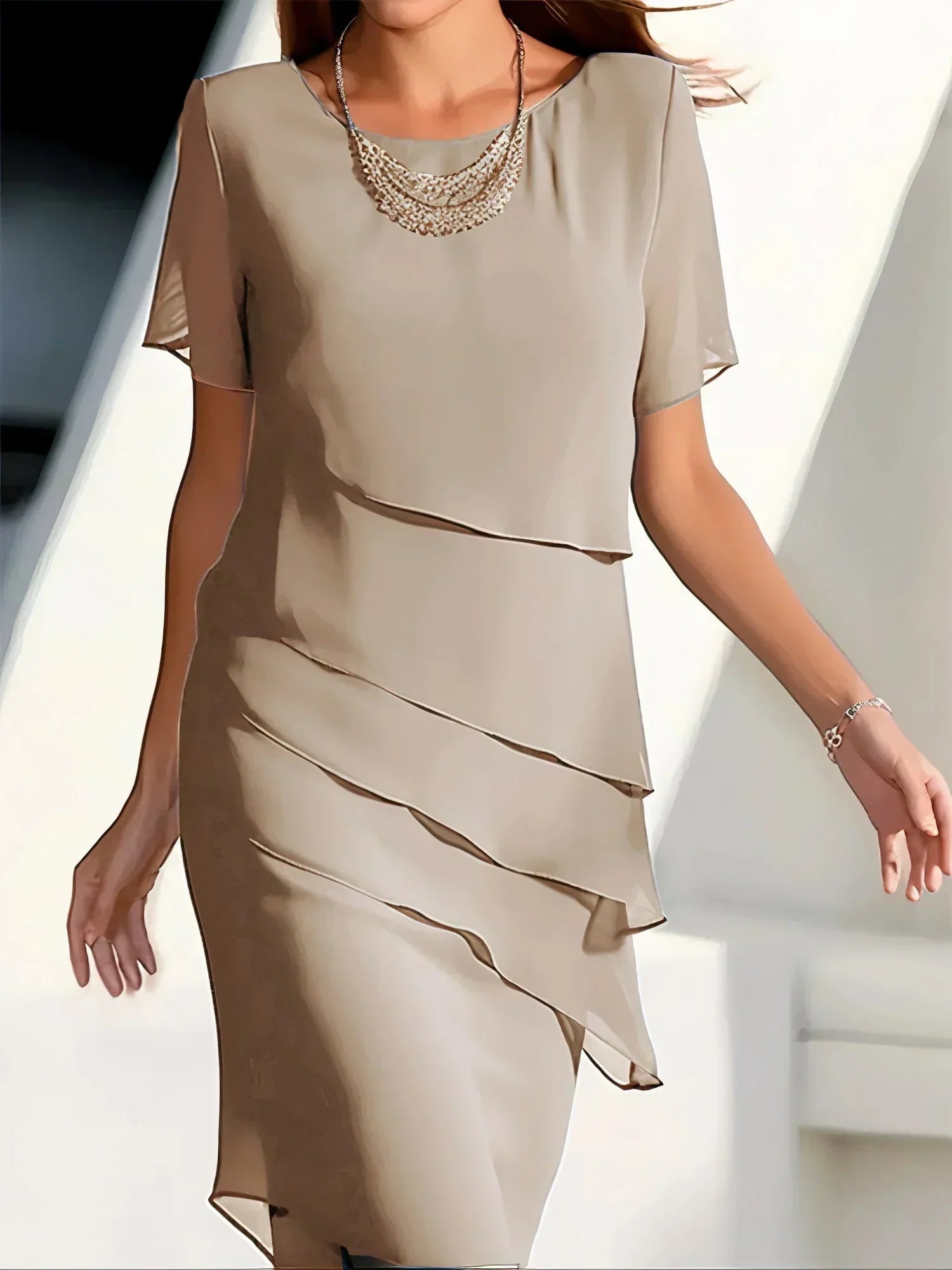 Cira® | Elegant Layered Dress